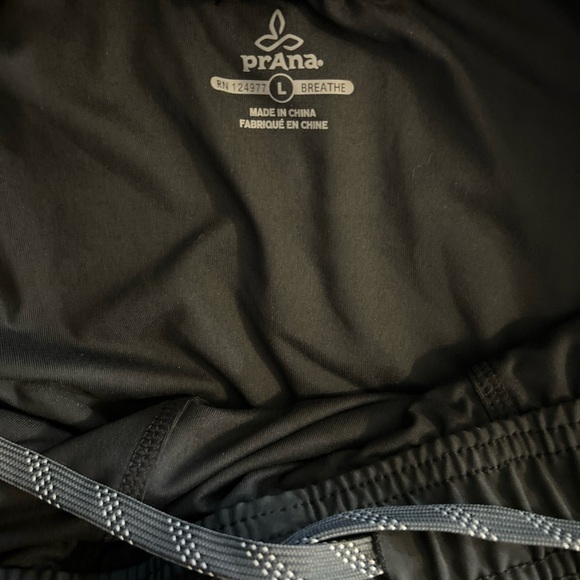 NWT Prana Men's Heiro Lined Shorts Gym Training Size Large Black - Picture 5 of 9